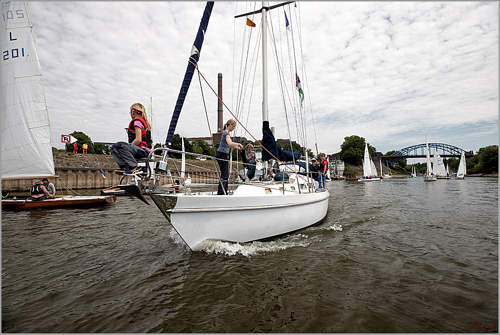 100 Jahre Rheinwoche 2022 - 4. Wettfahrt Duisburg - Wesel, 04.06.2022,